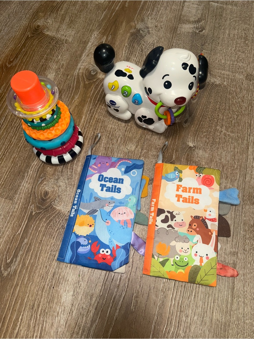 Interactive Black & White Dalmatian Learning Puppy Toy - Black & White